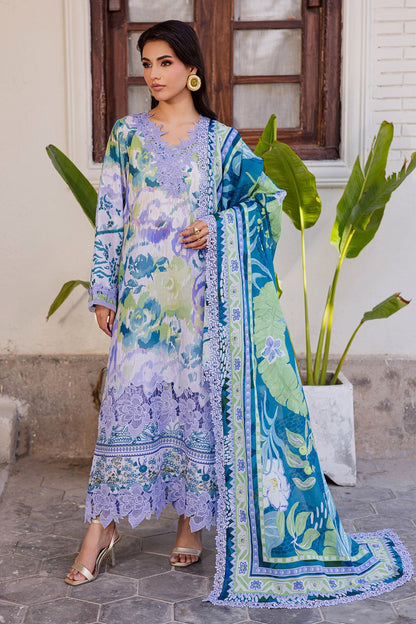 Nureh | Rania Prints | NR-07 - Casual Dress - available at Maria Faisal in UK and USA.