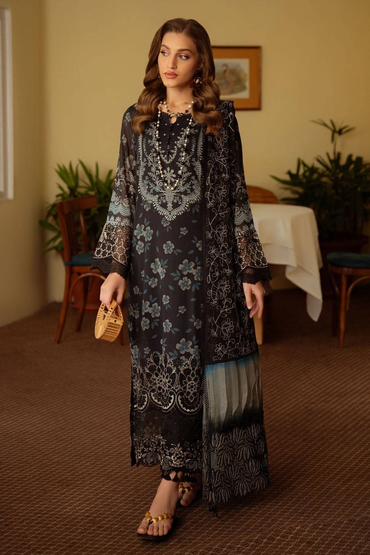 Nureh | Maya Swiss Lawn | NS-151 by Maria Faisal - Registered Vendor of : Nureh - type : Ladies Clothes - 100% original wedding dresses