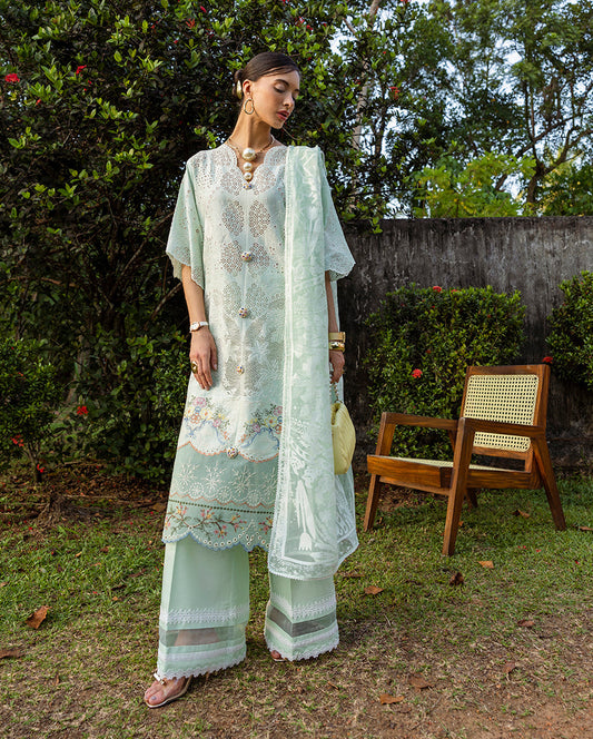 Esmel | Mon Tresor Luxe Lawn 26 | Fait Avec Amour - Luxury Dress - available at Maria Faisal in UK and USA.