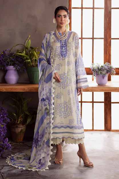 Nureh | Signature Prints 26 | SP-159 - Luxury Dress - available at Maria Faisal in UK and USA.