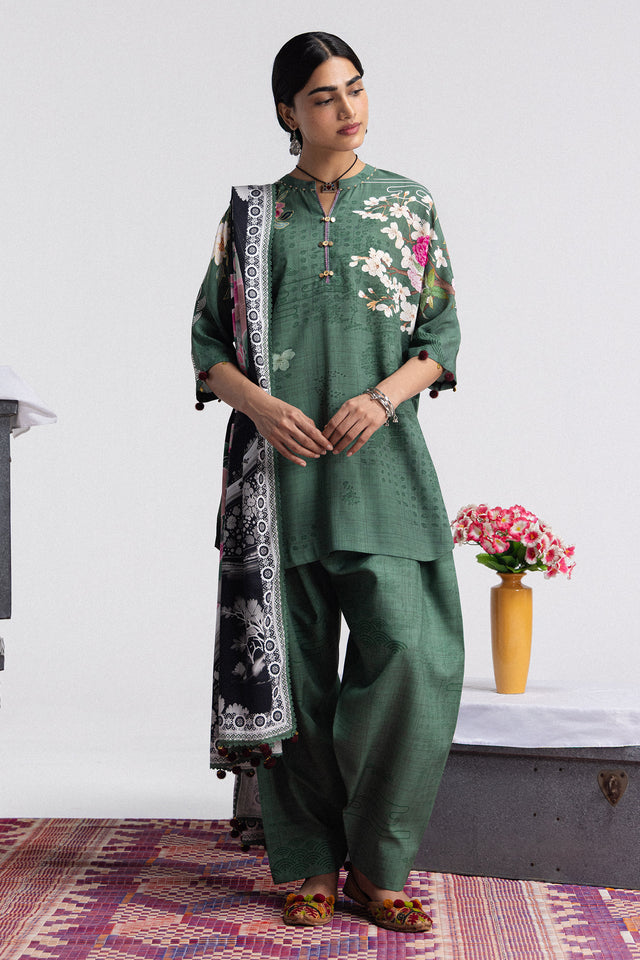 Zara ShahJahan | Coco Prints Winter 26 | Hana-2B - Luxury Dress - available at Maria Faisal in UK and USA.