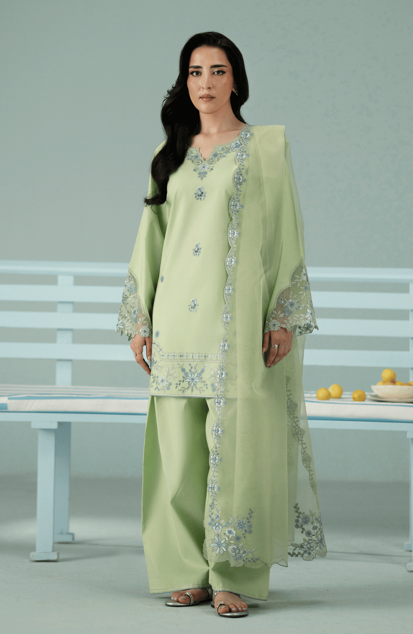 Seran | Luxury Pret | SEREN - 3pc - Ladies Clothes - Maria Faisal