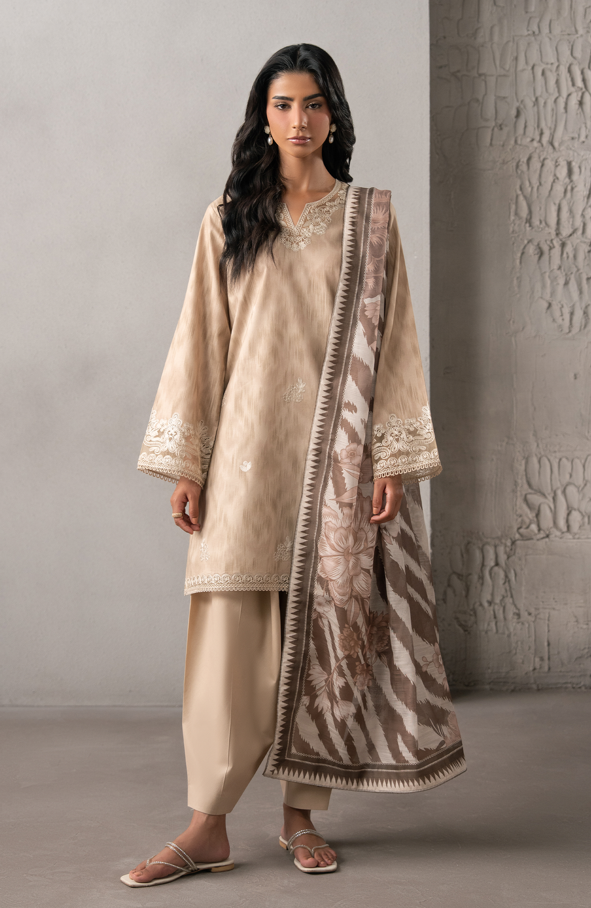 Seran | Selure Lawn | Elira - Luxury Dress - available at Maria Faisal in UK and USA.