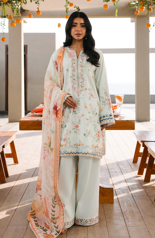 Seran | Afsanah Lawn | Ira - Luxury Dress - available at Maria Faisal in UK and USA.