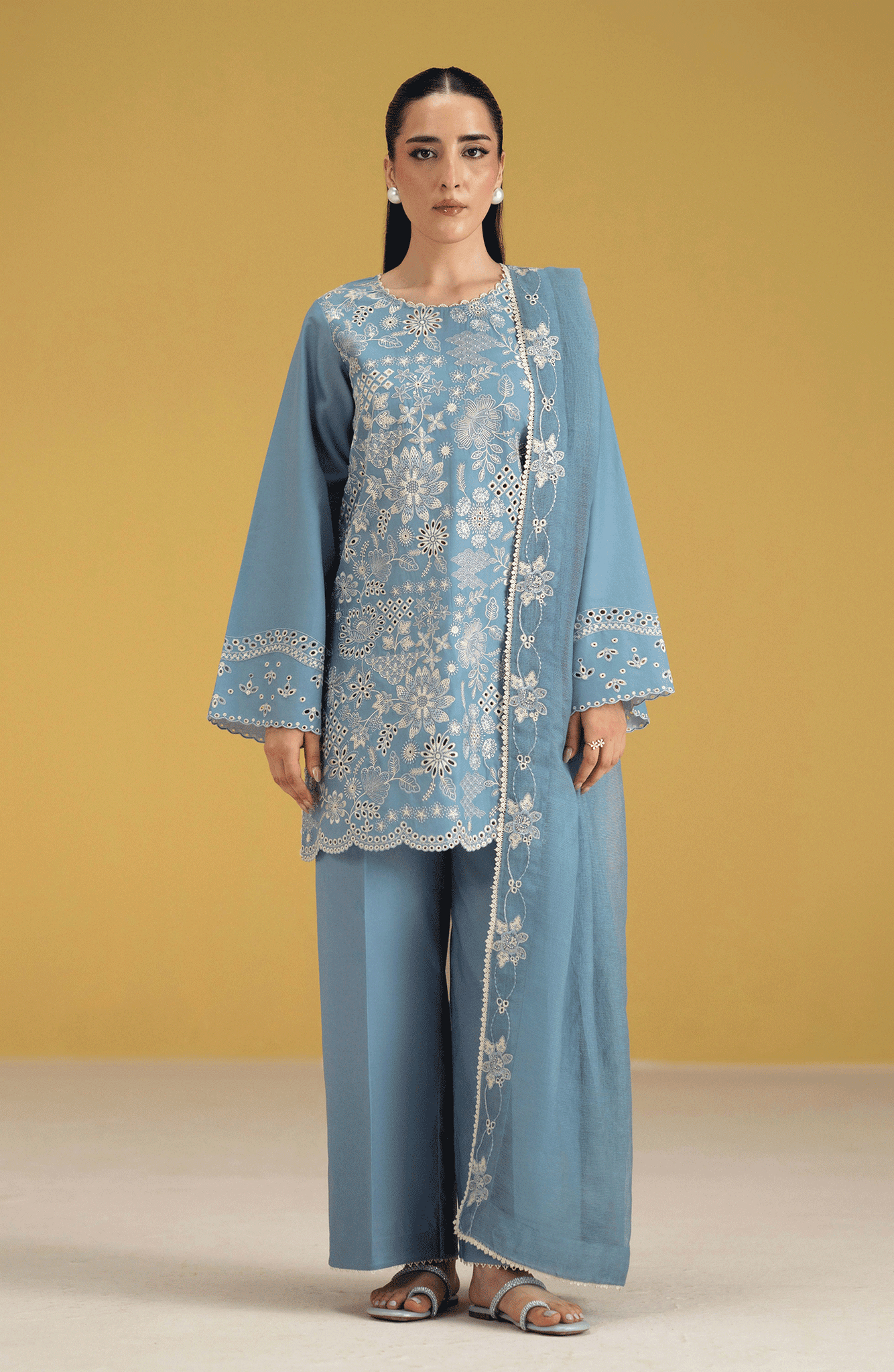 Seran | Luxury Pret | ARLA - 3pc - Ladies Clothes - Maria Faisal