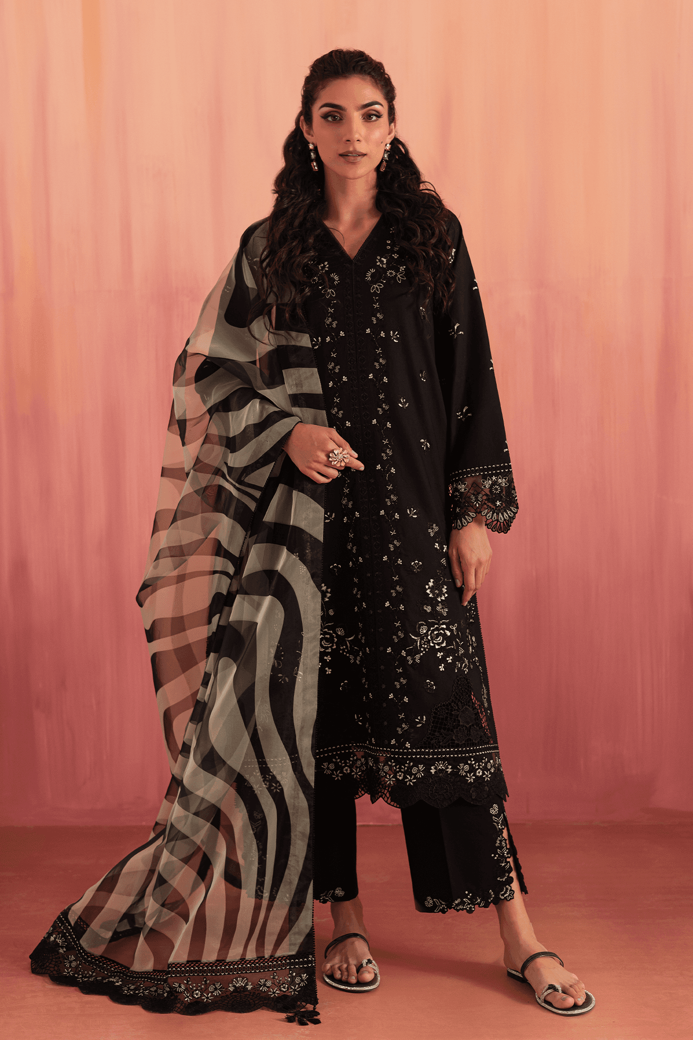 Seran | Nayab Eid Lawn | ZORA by Maria Faisal - Registered Vendor of : Seran - type : Ladies Clothes - 100% original wedding dresses