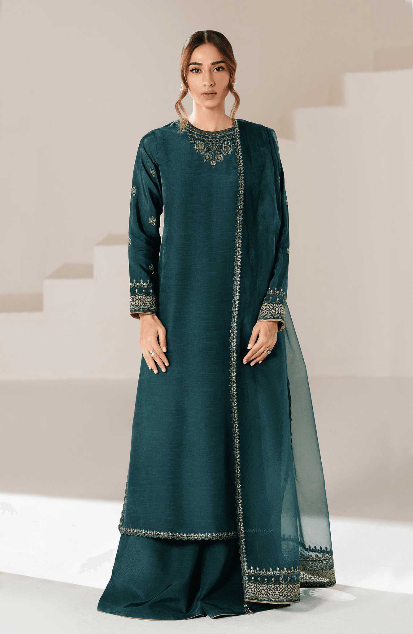 Seran | Eid Luxe Pret 25 | ZEINA by Maria Faisal - Registered Vendor of : Seran - type : Ladies Clothes - 100% original wedding dresses