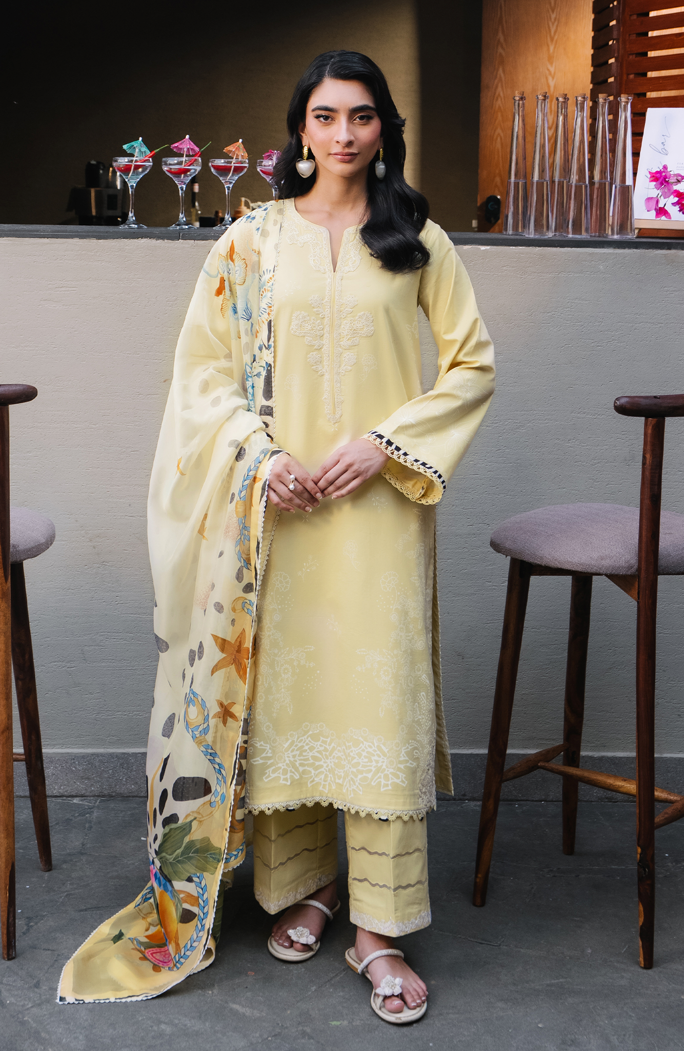 Seran | Afsanah Lawn |Sina - Luxury Dress - available at Maria Faisal in UK and USA.