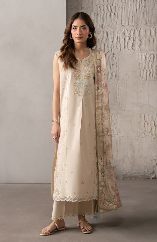 Seran | Selure Lawn | Eloise - Luxury Dress - available at Maria Faisal in UK and USA.