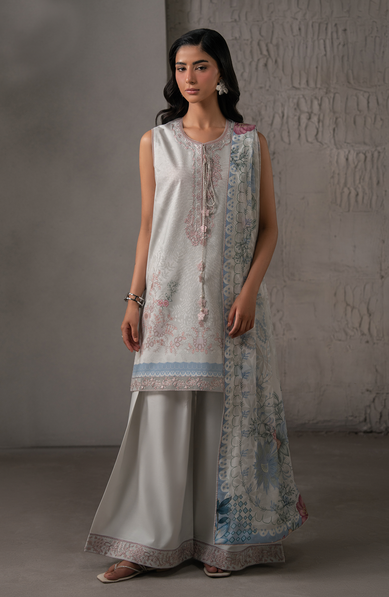 Seran | Selure Lawn | Avelore - Luxury Dress - available at Maria Faisal in UK and USA.