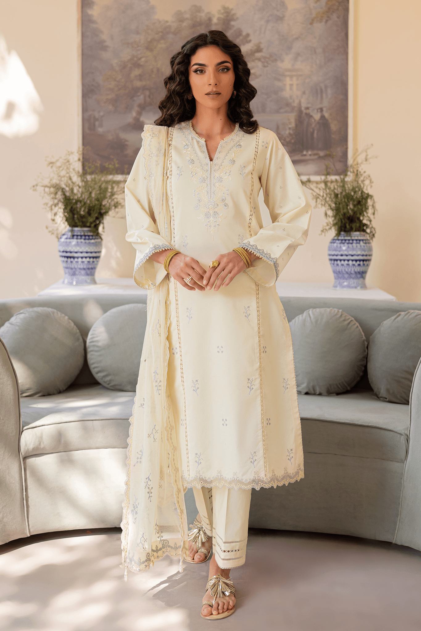 Seran | Nayab Eid Lawn | HINA by Maria Faisal - Registered Vendor of : Seran - type : Ladies Clothes - 100% original wedding dresses