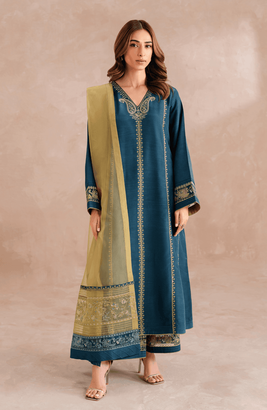 Seran | Eid Luxe Pret 25 | AURIC by Maria Faisal - Registered Vendor of : Seran - type : Ladies Clothes - 100% original wedding dresses