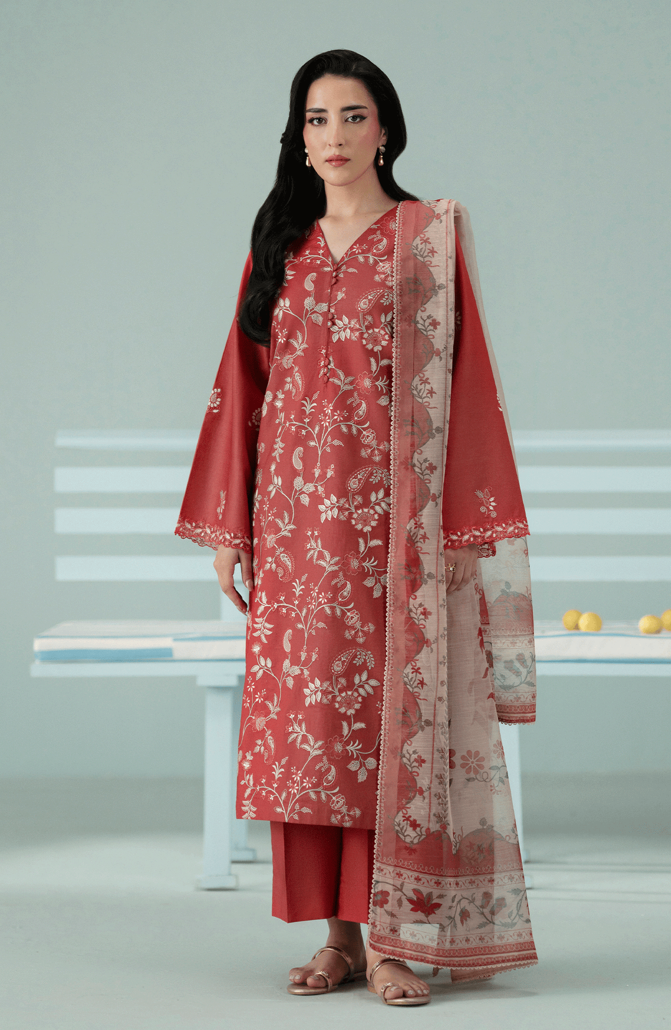 Seran | Luxury Pret | LIARA - 3pc - Ladies Clothes - Maria Faisal