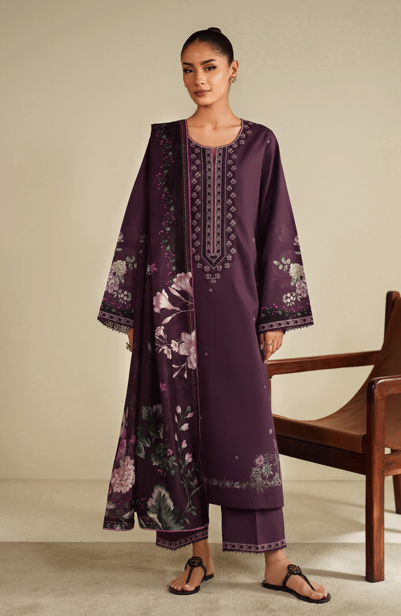 Seran | Ilara Cambric | PLUMORA - Ladies Clothes - Maria Faisal