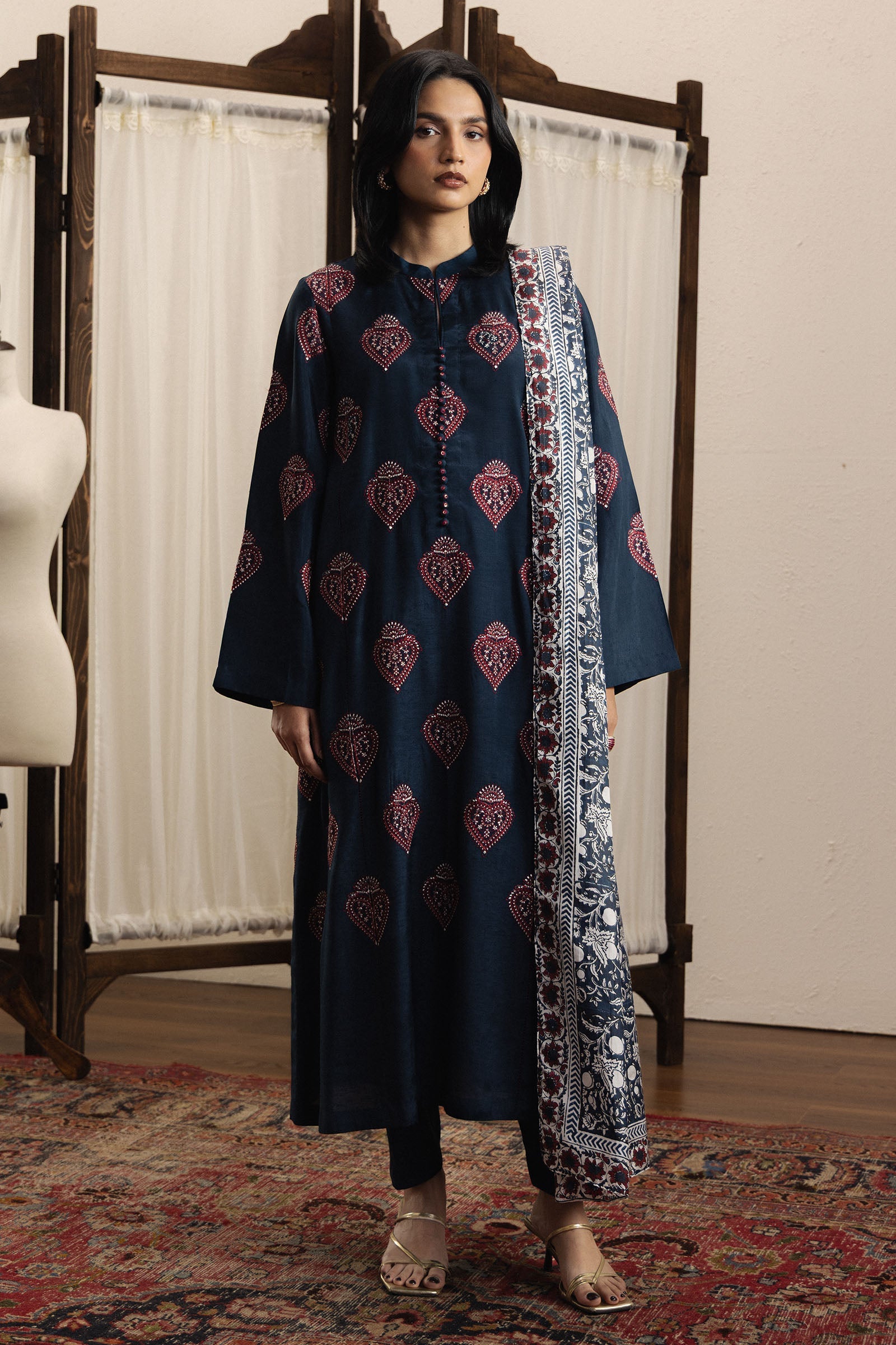 ZaraShahJahan | SS26 | Noorbahar - Festive Dress - available at Maria Faisal in UK and USA