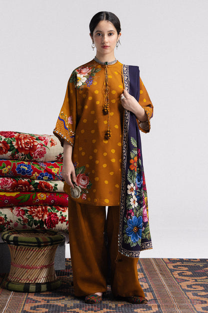 Zara ShahJahan | Coco Prints Winter 26 | Amelia-5B - Luxury Dress - available at Maria Faisal in UK and USA.