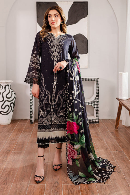 Nureh | Signature Prints 26 | SP-99 - Dress - available at Maria Faisal in UK and USA.