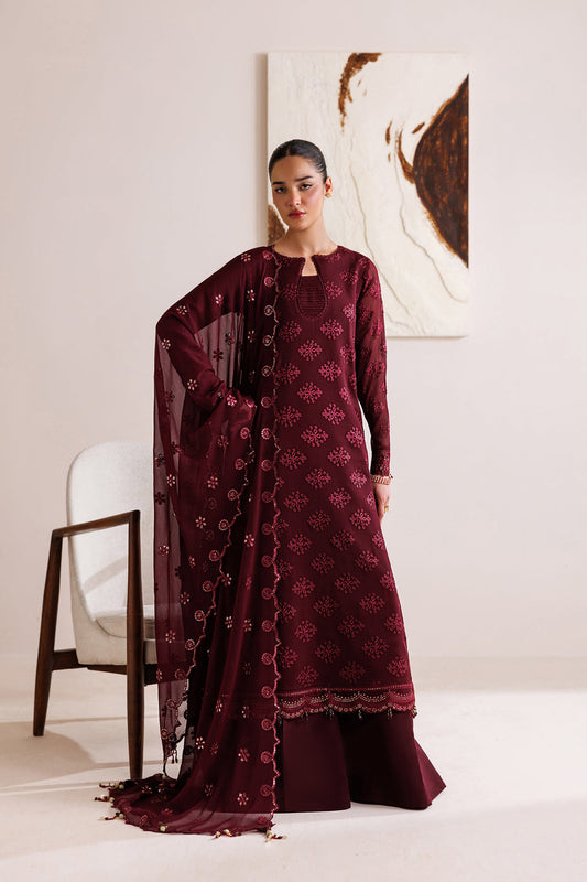 Farasha | Chiffon Threads 26 | Crimson Grace - Formal Dress - available at Maria Faisal in UK and USA.