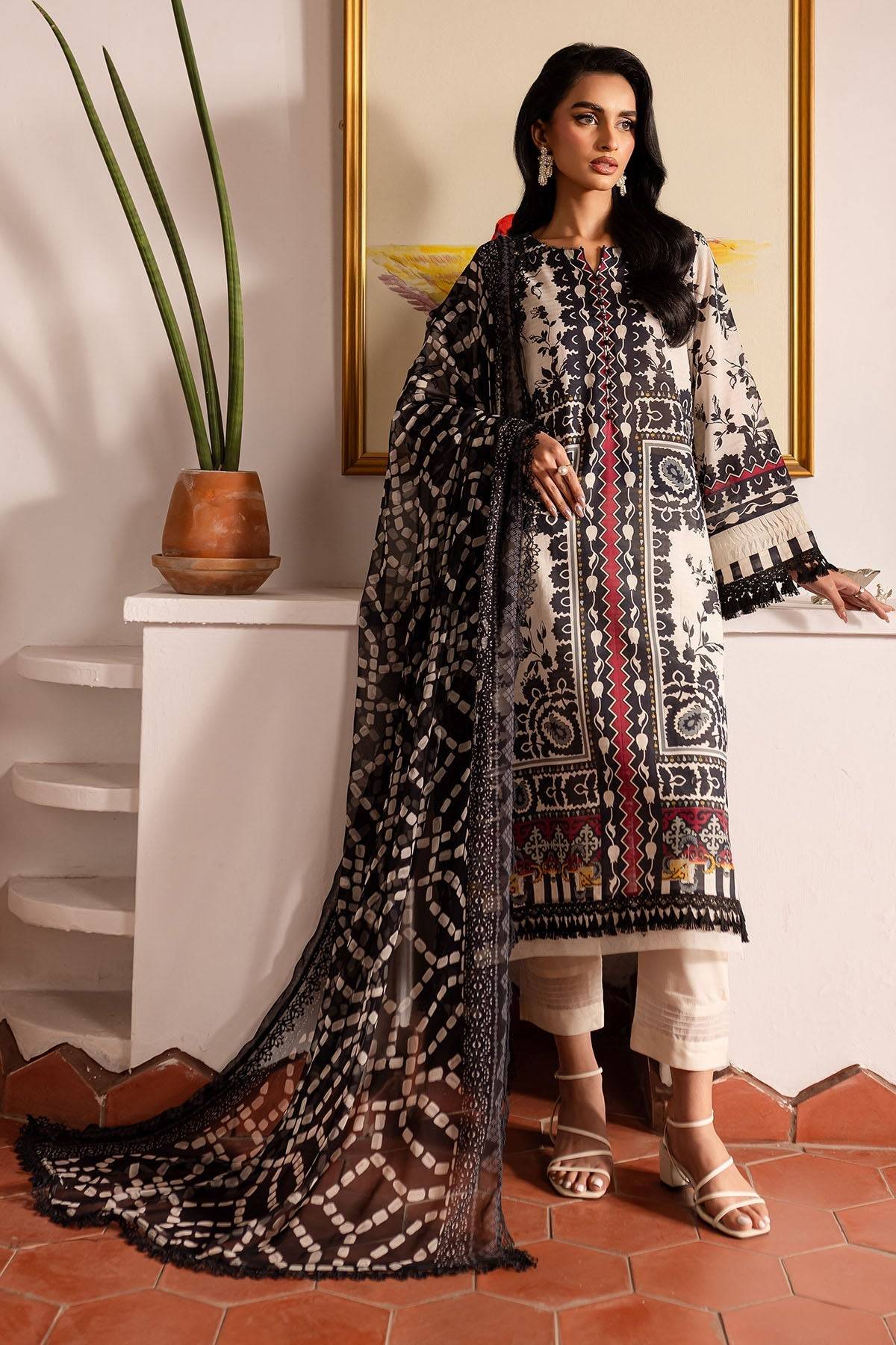 Nureh | Printed lawn 25 | SP-135 by Maria Faisal - Registered Vendor of : Nureh - type : Ladies Clothes - 100% original wedding dresses