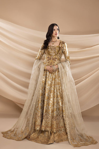 Nilofer Shahid | Shama e Mehfil | Dur-e-Nayab - Bridal Dress - available at Maria Faisal in UK and USA.