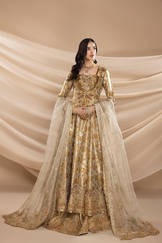Nilofer Shahid | Shama e Mehfil | Dur-e-Nayab - Bridal Dress - available at Maria Faisal in UK and USA.
