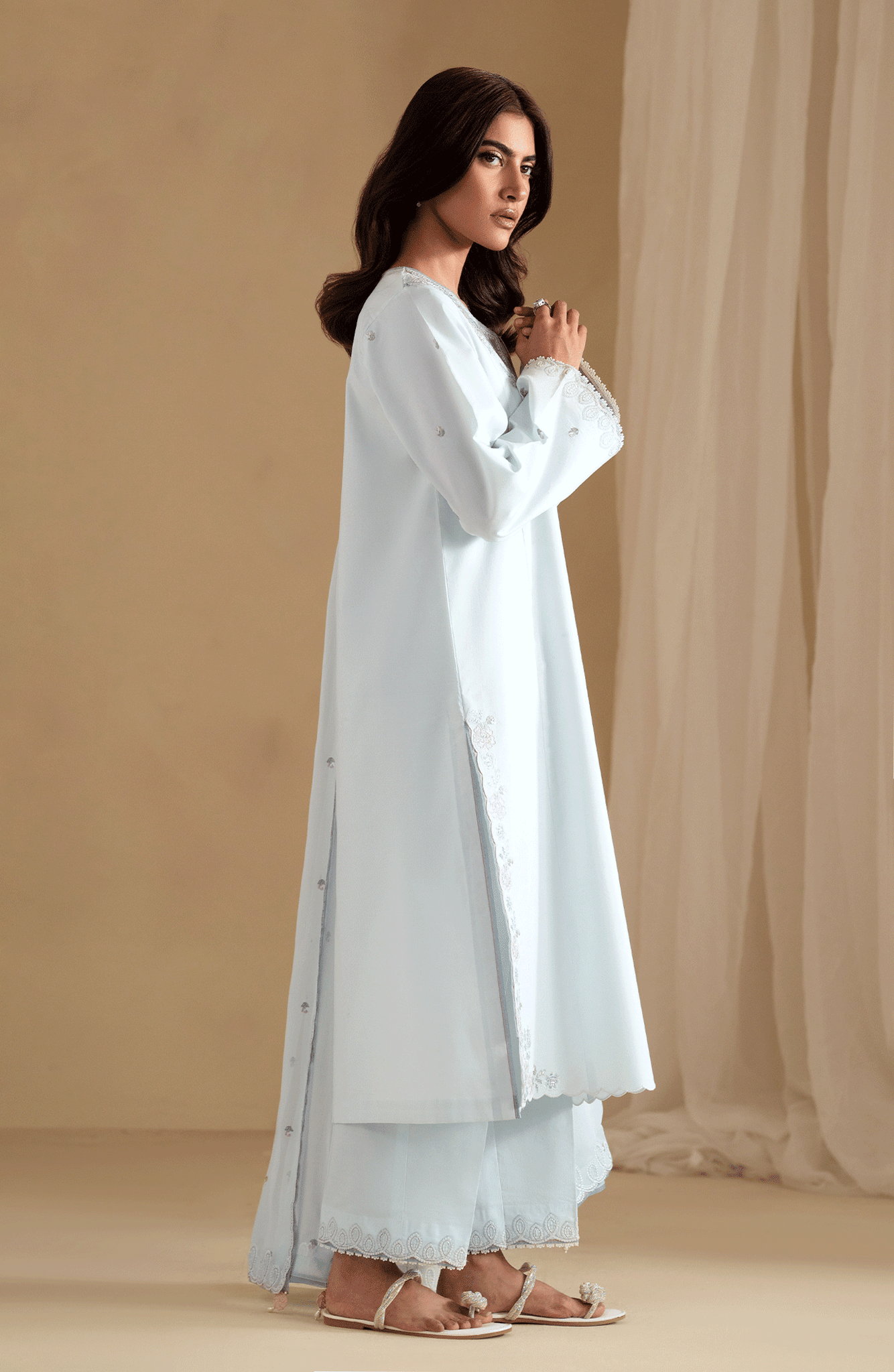 Seran | Luxury Pret | DELYRA - 3 pc - Ladies Clothes - Maria Faisal