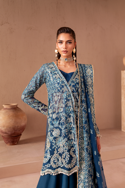 Emaan Adeel | Clay Couture | ELARA - Formal Dress - available at Maria Faisal in UK and USA.