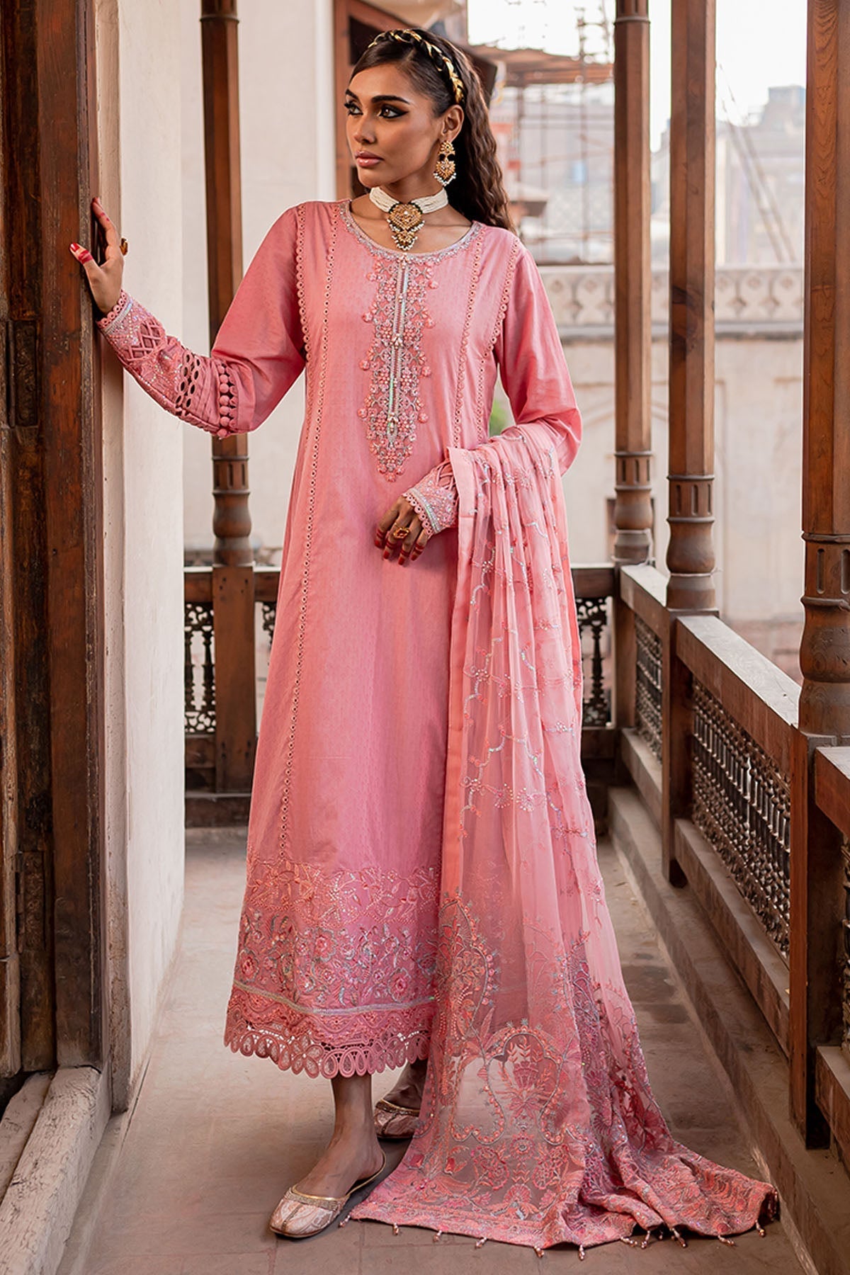Nureh | Lawn Jacquard | NS-76 - Ladies Clothes 
