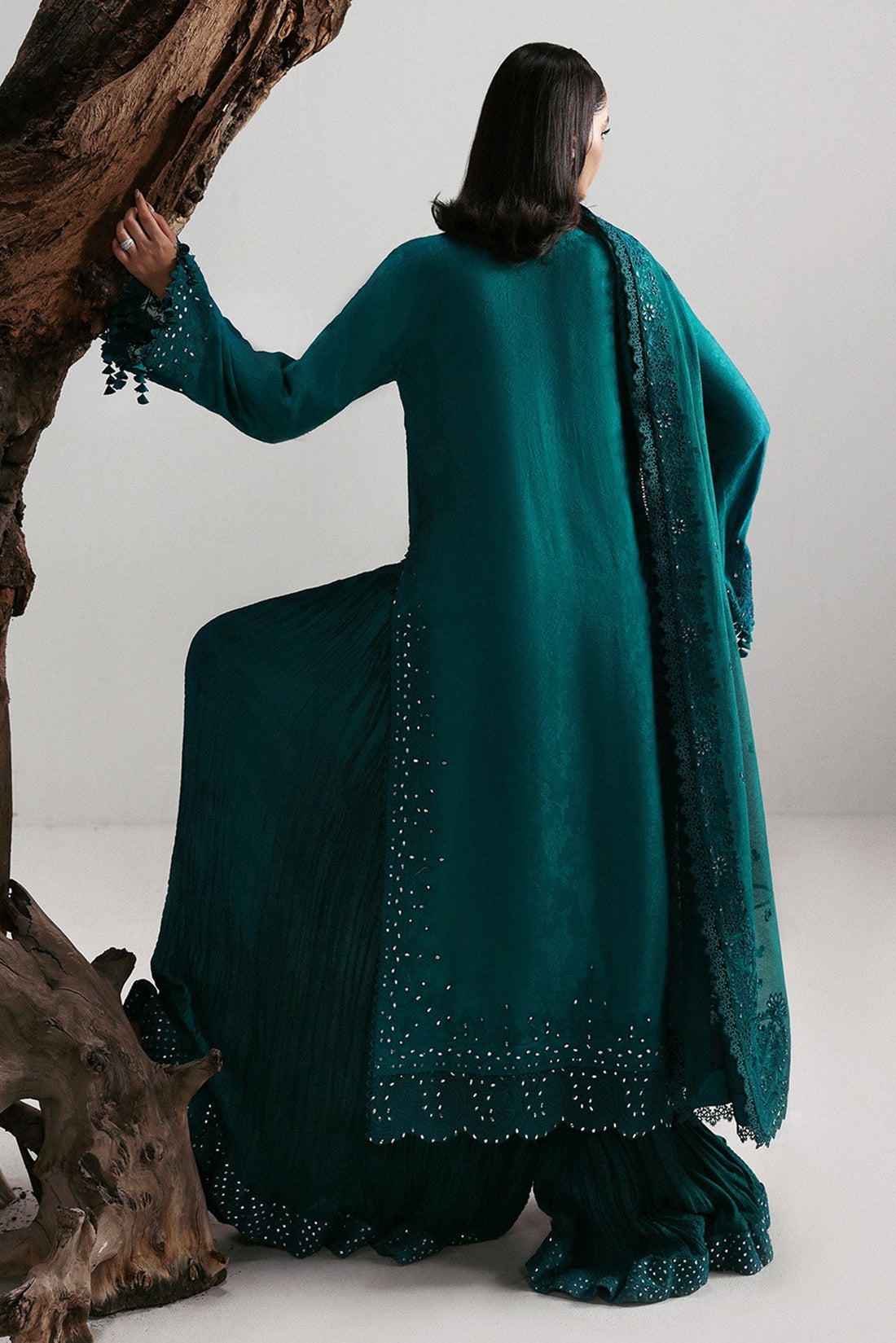 Afrozeh | Slate Ready to Wear | Valentena - Ladies Clothes - Maria Faisal