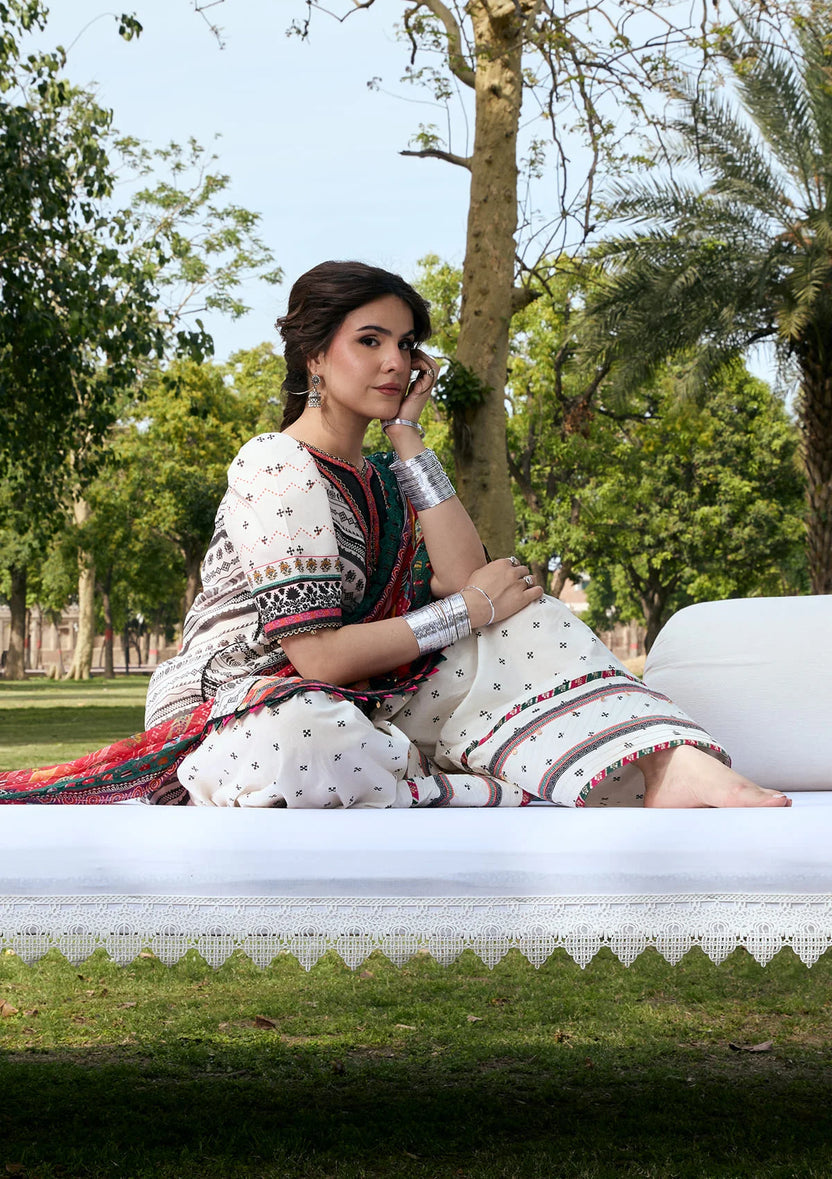 Kahf Premium | Prints Collection 26 | KPS-2B MEHRUBA - Luxury Dress - available at Maria Faisal in UK and USA.