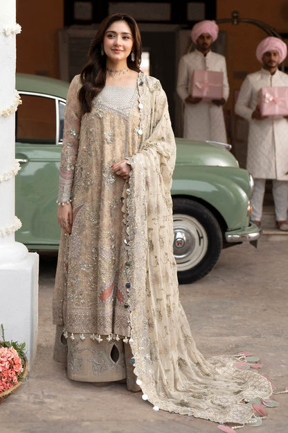 Nureh | Jhoomro Formals |NL-96 Izel - Formal Dress - available at Maria Faisal in UK and USA.