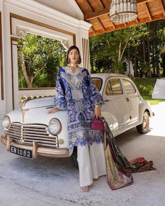 Esmel | Mon Tresor Luxe Lawn 26 | Veni Vidi Amavi - Luxury Dress - available at Maria Faisal in UK and USA.
