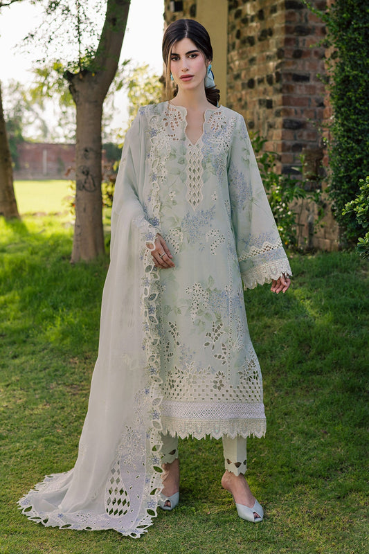 Nureh | Raha Lawn | NE-262 - Luxury Dress - available at Maria Faisal in UK and USA.