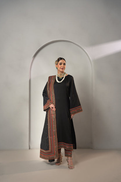 Fozia Khalid | Dilkash Festive Wear 25 | Zehnaseeb - Formal Dress - available at Maria Faisal in UK and USA.