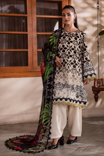 Nureh | Signature Printed Linen | SP-166 - Ladies Clothes - Maria Faisal