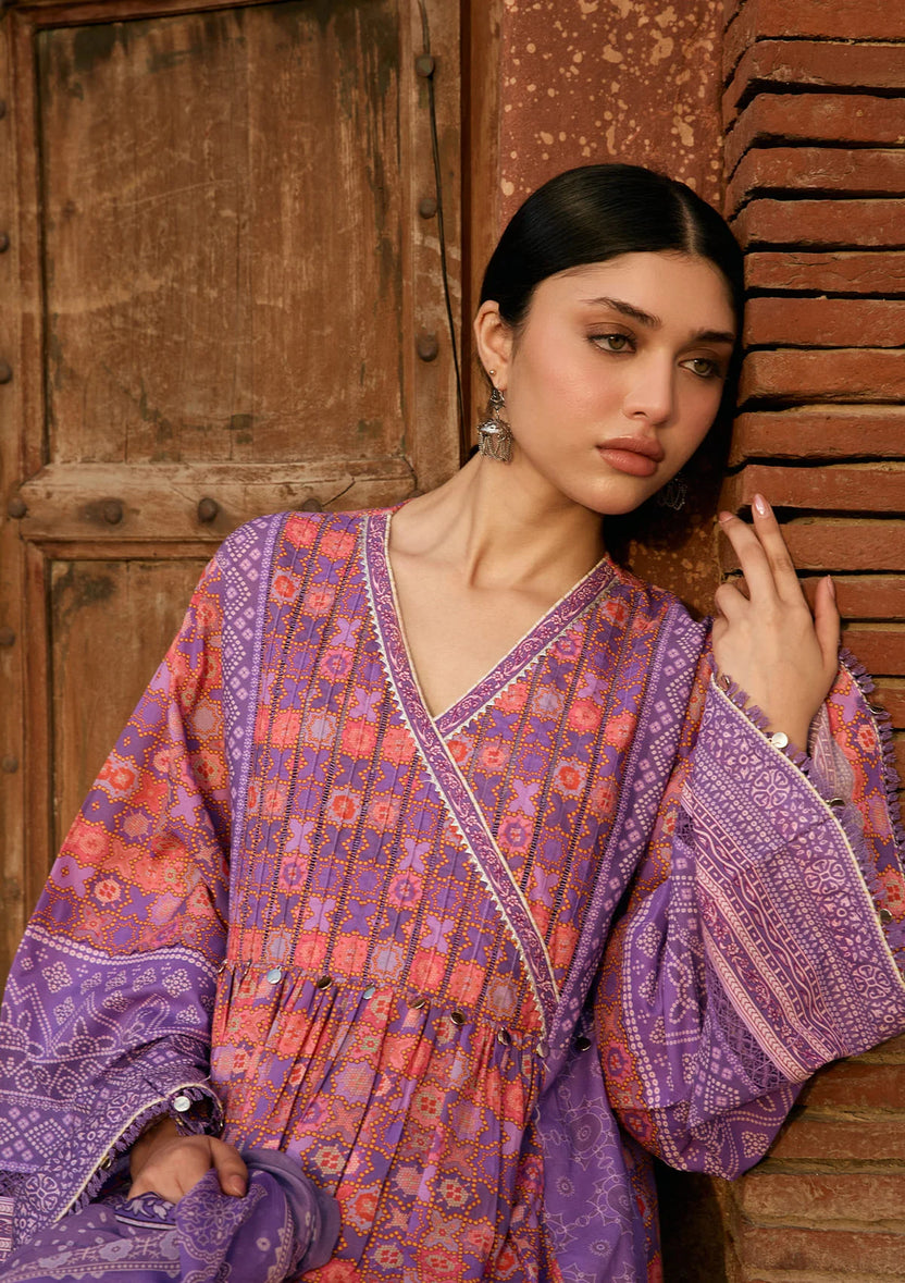 Kahf Premium | Prints Collection 26 | KPS-3B ZARMEENA - Luxury Dress - available at Maria Faisal in UK and USA.