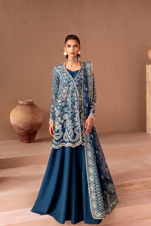Emaan Adeel | Clay Couture | ELARA - Formal Dress - available at Maria Faisal in UK and USA.