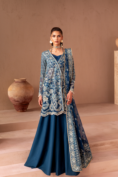 Emaan Adeel | Clay Couture | ELARA - Formal Dress - available at Maria Faisal in UK and USA.