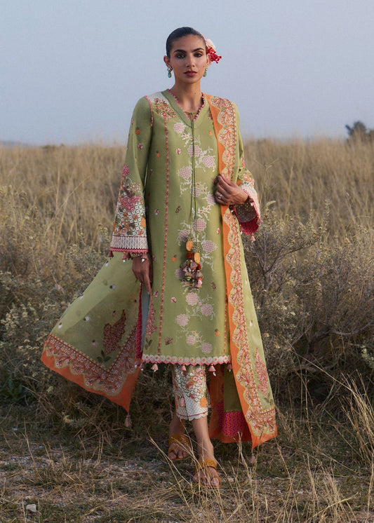 Hussain Rehar | Jinan 26 |Rang e Bahar - Luxury Dress - available at Maria Faisal in UK and USA.