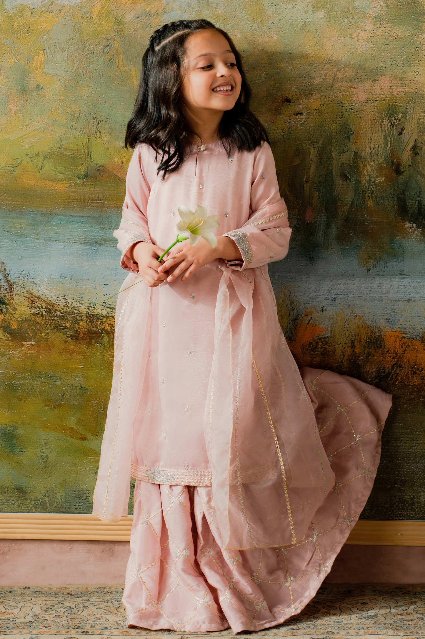 KKG-221 - by Maria Faisal - Registered Vendor of : Kastoor Kids - 100% Original Designer Dress.