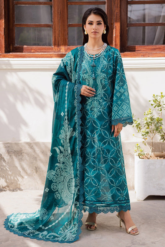 Nureh | Rania Prints | NR-04 - Casual Dress - available at Maria Faisal in UK and USA.