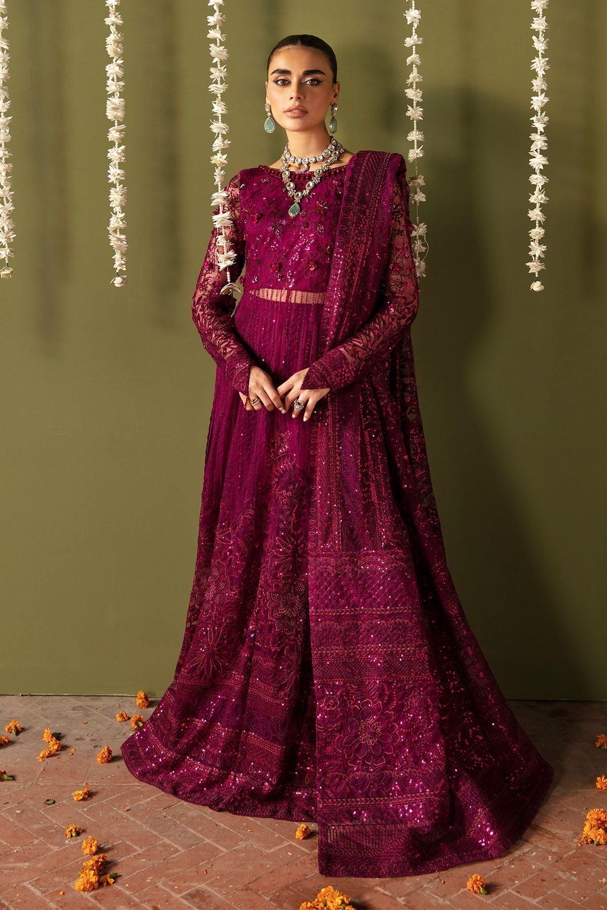 Nureh | Jhoomro Wedding Formals | NL-56 - ANARI - Wedding Dress - Maria Faisal