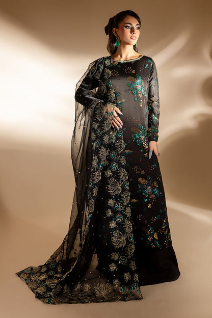 Nureh | Fancy Formals | TW-02 GOLDEN STARDUST - Ladies Clothes - Maria Faisal