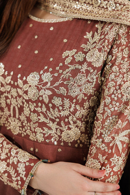 Farasha | Formals 26 | Rustic Glow - Formal Dress - available at Maria Faisal in UK and USA.