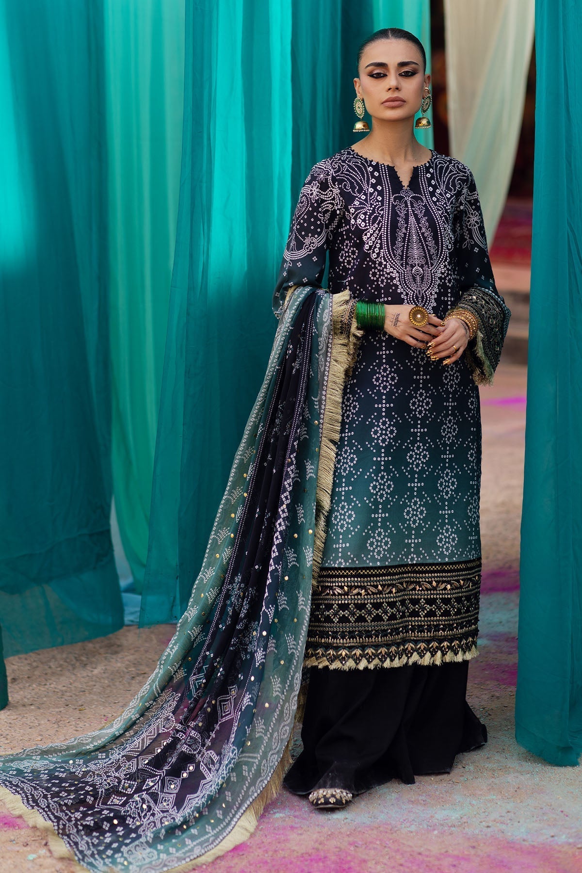 Nureh | Bazaar Lawn | NS-129 - Ladies Clothes - Maria Faisal