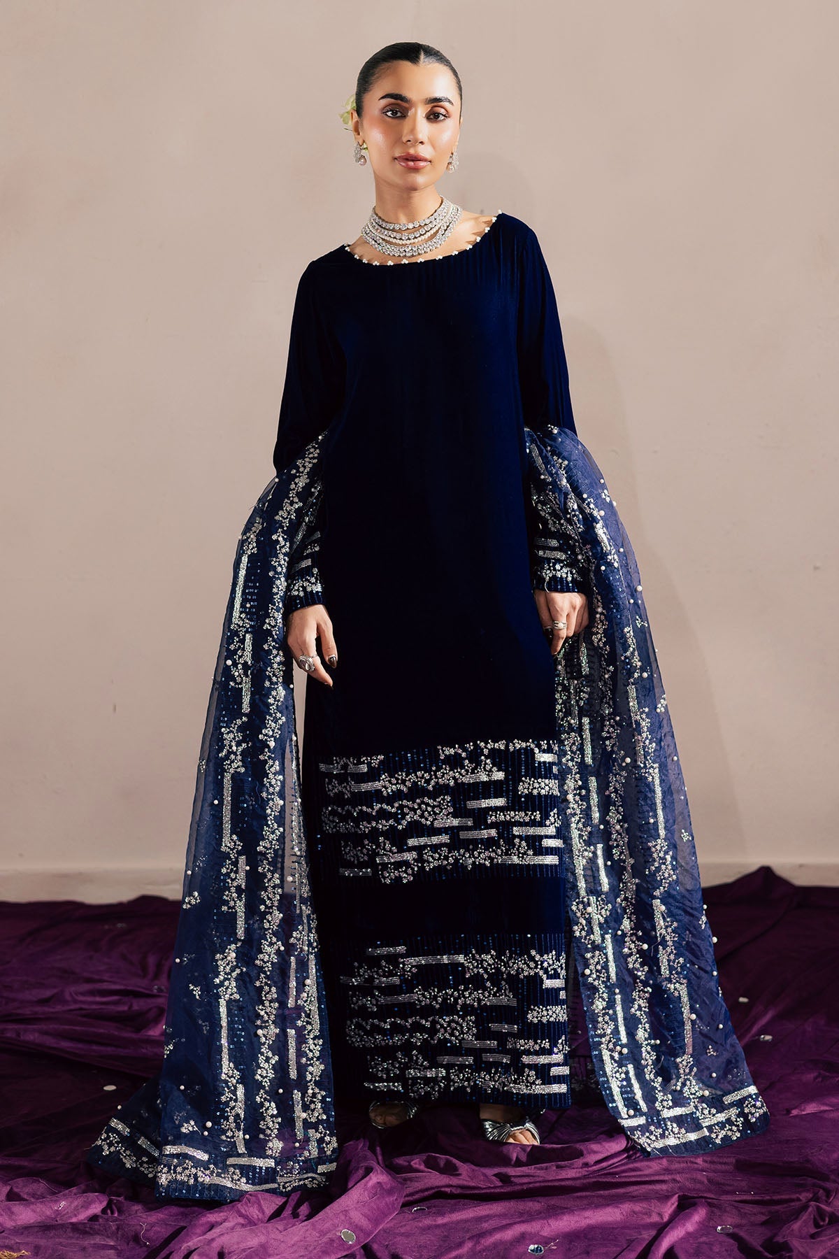Nureh | Wedding Formals | FP-157 - Wedding Dress - available at Maria Faisal in UK and USA.