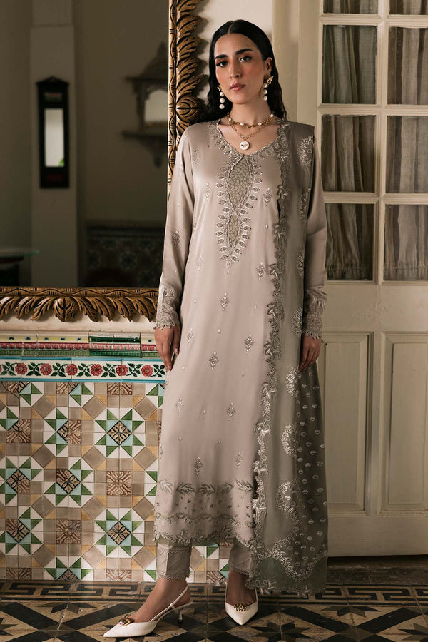 Nureh | Exclusive Winter 25 | NE-178 - Casual Dress - available at Maria Faisal in UK and USA.