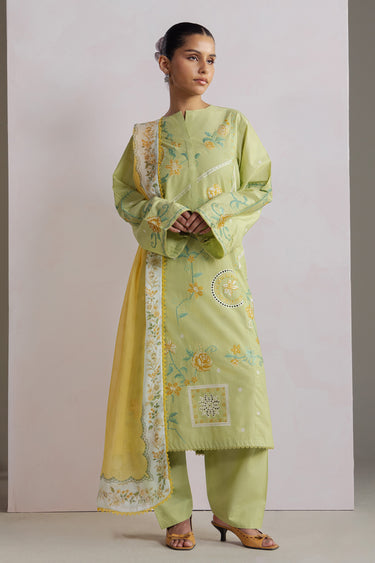 Zara Shahjahan | Coco Prints 26 | SAYURI - Casual Dress - available at Maria Faisal in UK and USA.