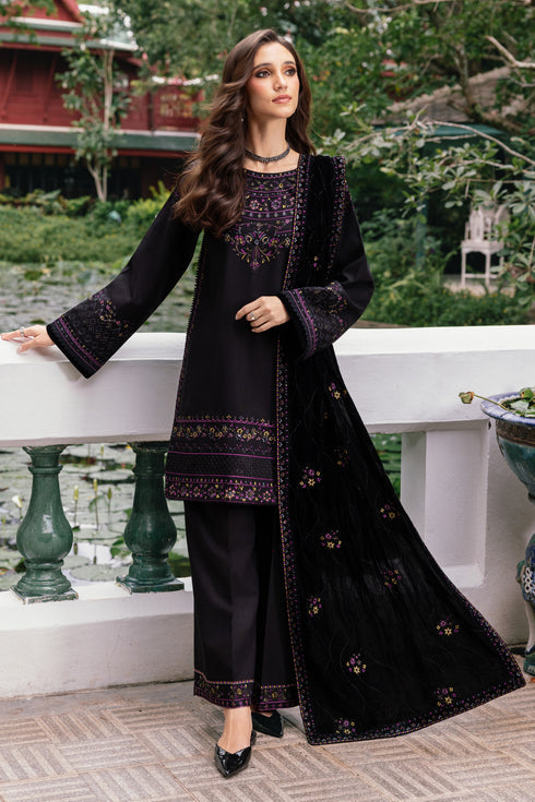 Naqshi | Nuri Khaddar Velvet Marina | Nisma - Luxury Dress - available at Maria Faisal in UK and USA.