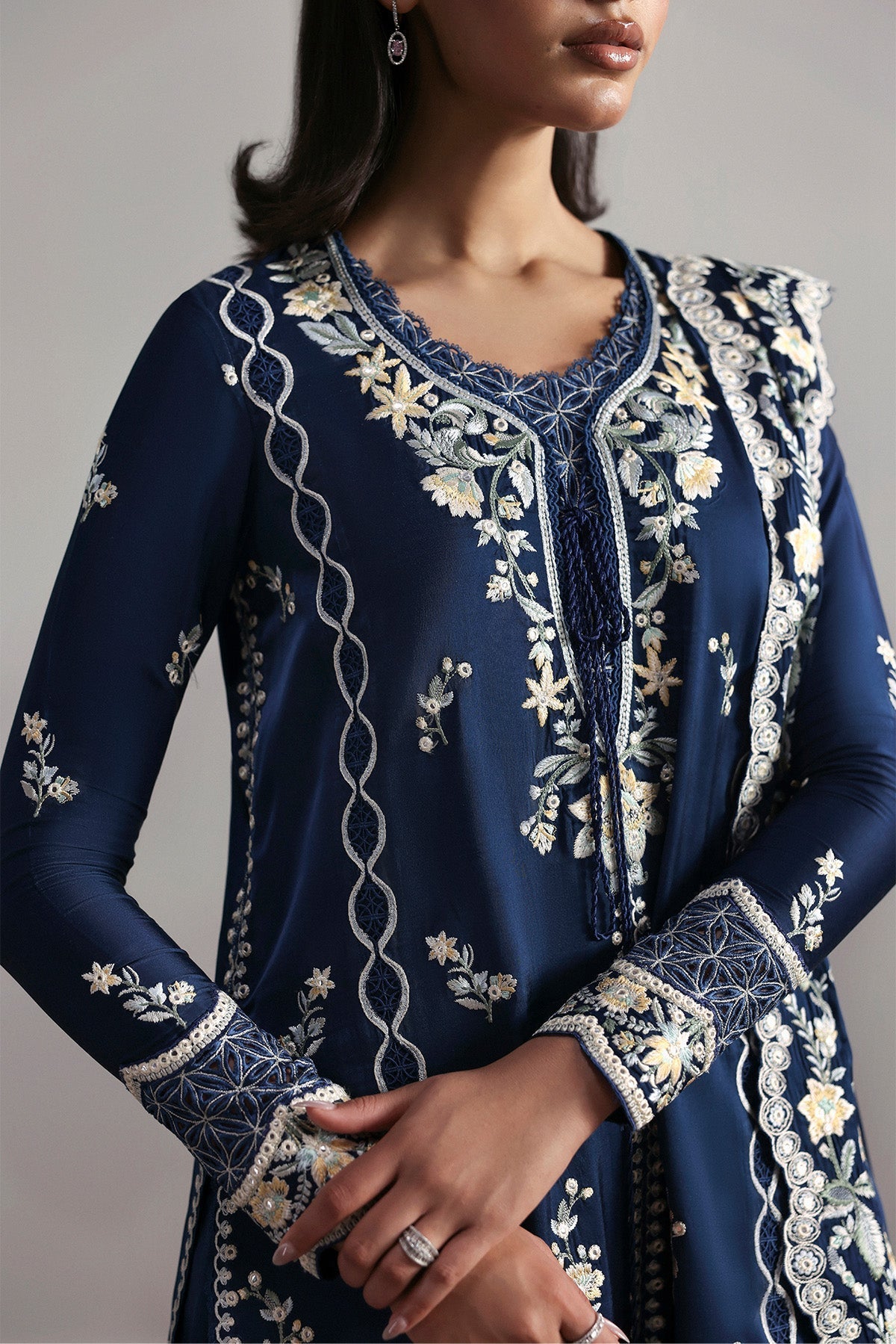 Afrozeh | Slate Ready to Wear | Alara - Ladies Clothes - Maria Faisal